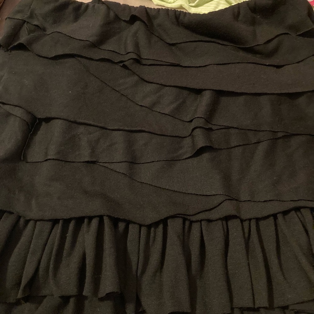 Vintage Ruffled Mini mini Skirt. Sold - Picture 2 of 7